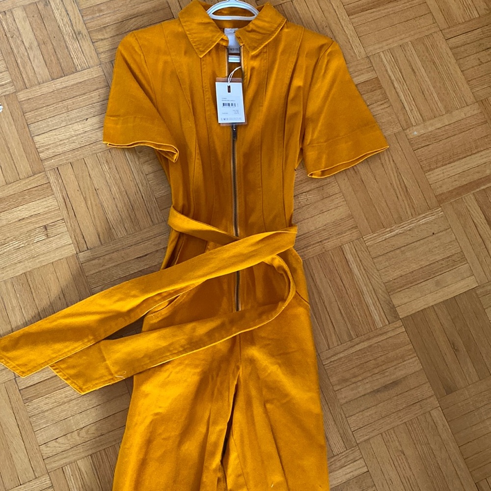 C/MEO Collective mustard regardless jumpsuit